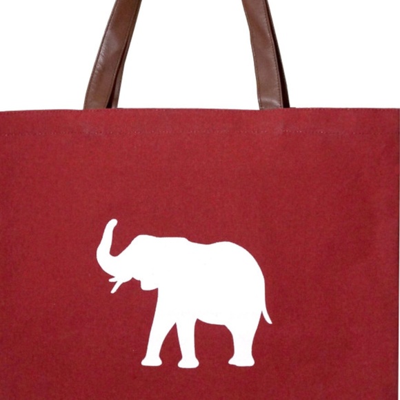 NWT**BOUTIQUE*** BEST SELLER** ELEPHANT TOTE BAG - Picture 2 of 2
